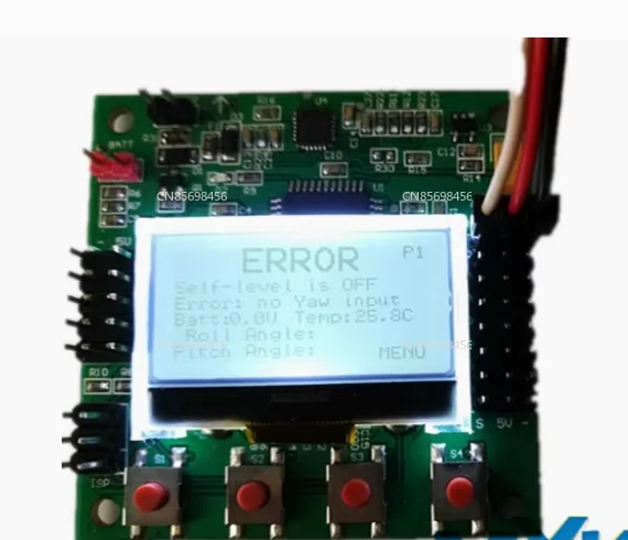 

Mxk Fixed Wing Multi-Axis Universal Flight Control Kk 2.1.5 Vtol V Tail New Firmware Self-Balancing Kk2 Flight Control