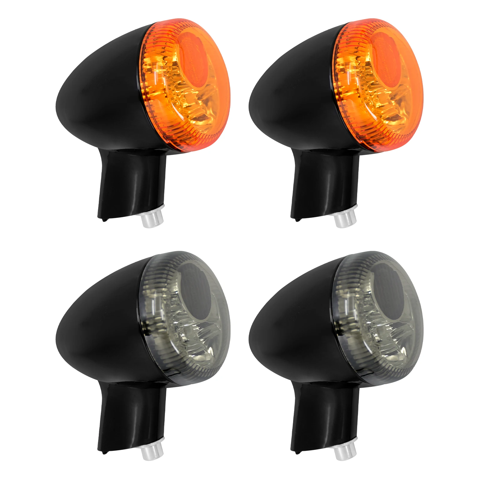 2xMotorcycle Rear Turn Signals Indicators LED Brake Lights Aluminum For Harley Sportster 883 Iron XL1200 48 Super Low 1992-2023