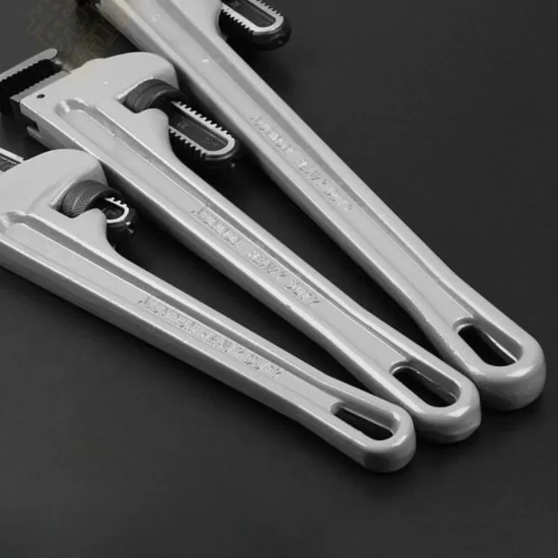 JUSTINLAU 1piece Multifunctional Adjustable Eagle Beak Pipe Wrench Aluminum Alloy Handle Heavy Duty Pipe Pliers Manual Tools