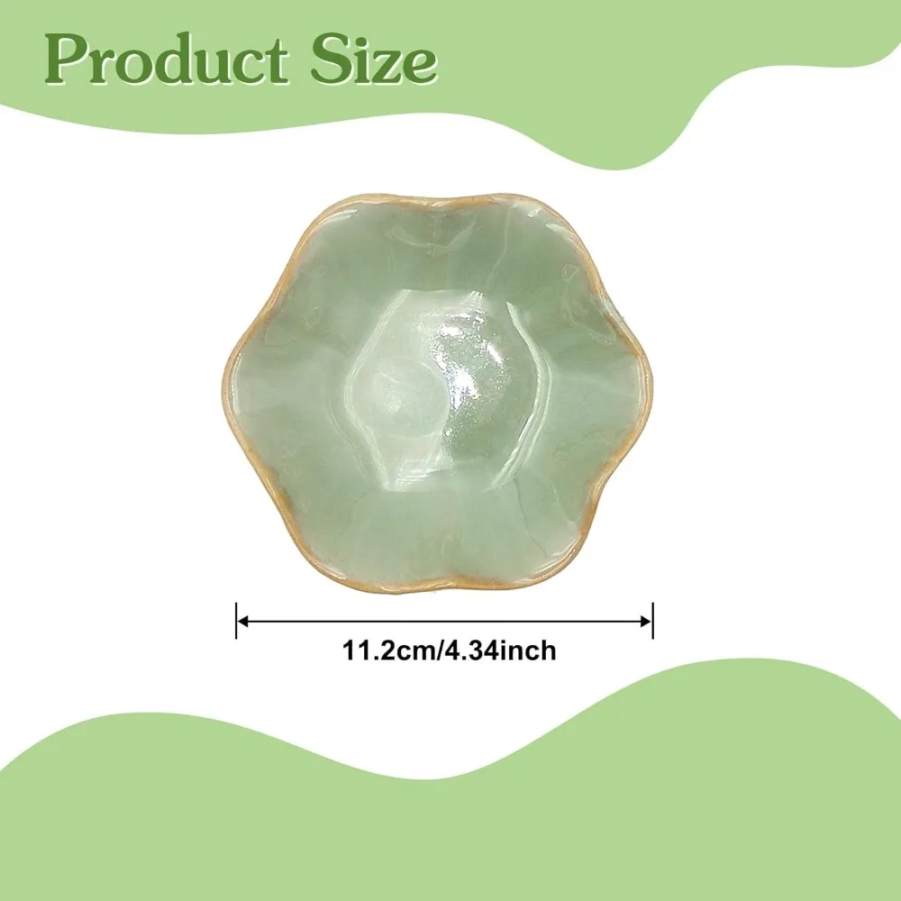 2 قطعة طبق حلقي من السيراميك حامل طبق المجوهرات لوحة صينية حلية صغيرة للأقراط والخواتم والقلائد ومفاتيح وصينية تنظيم السوار f