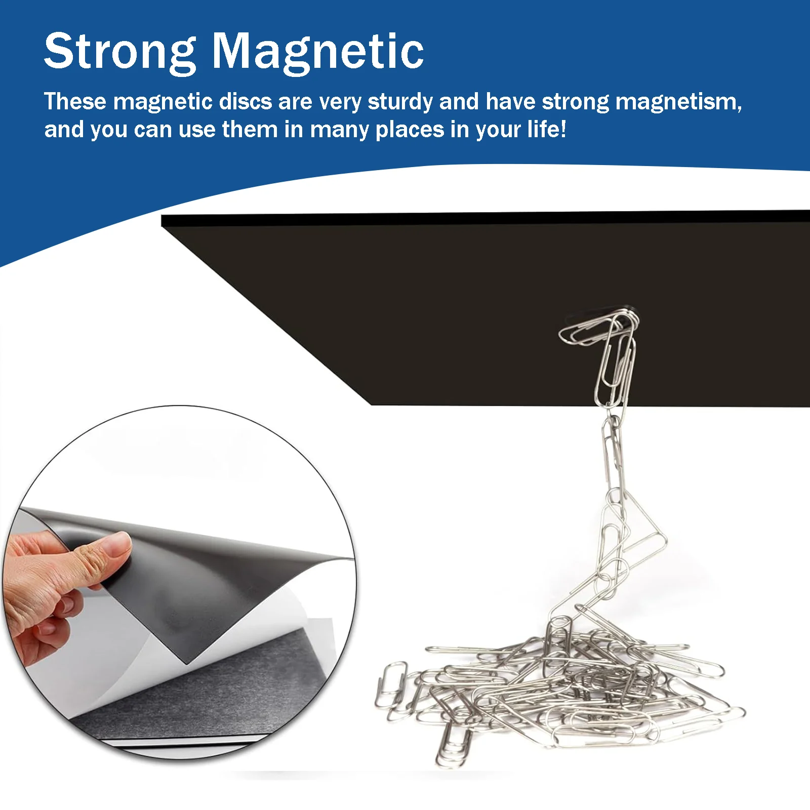 8×10 Inch Magnetic Adhesive Sheets-5 Sheets, Self-Adhesive Magnetic Photo Paper/Fridge Magnet, Suitable for Making Handicrafts