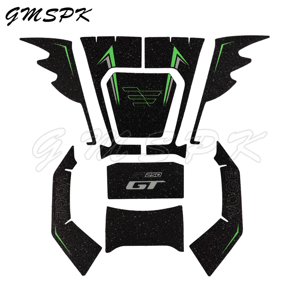 Adesivo protetor antiarranhões para tanque de combustível modificado para motocicleta fosco, decalques adequados para voge sr250gt sr 250 gt sr 250gt