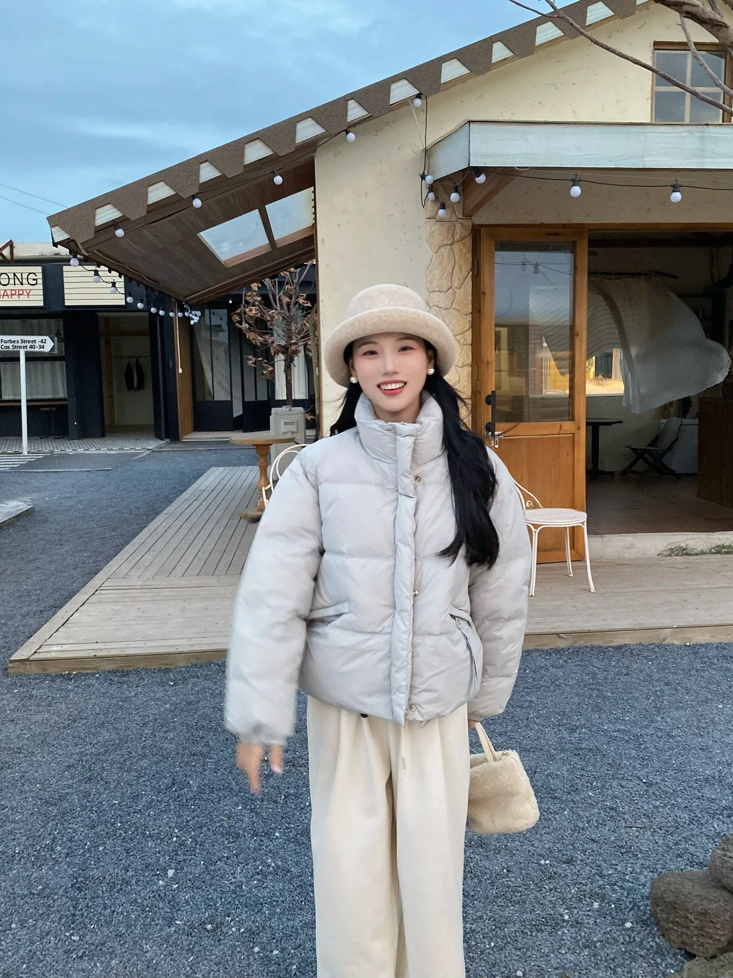 

Женская повседневная утепленная куртка MOBAI White Du Down Puffer Jaet на молнии без капюшона, из полиэстера, для теплой зимы