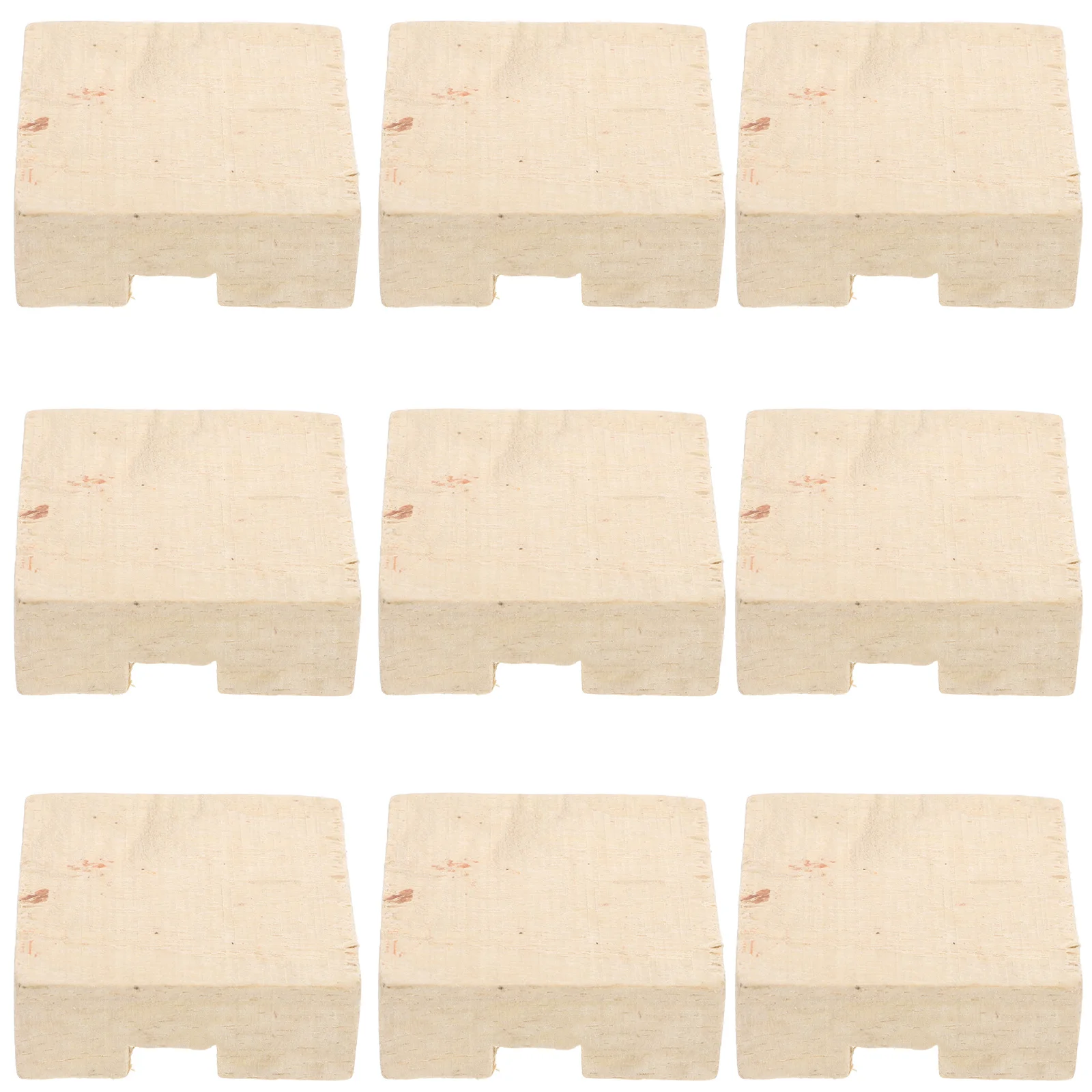 Cuneo con manico in legno durevole da 10 pezzi per zappe a mano, assi, attrezzi da giardino, maniglie di stabilizzazione sicura, facile installazione, impugnatura comoda