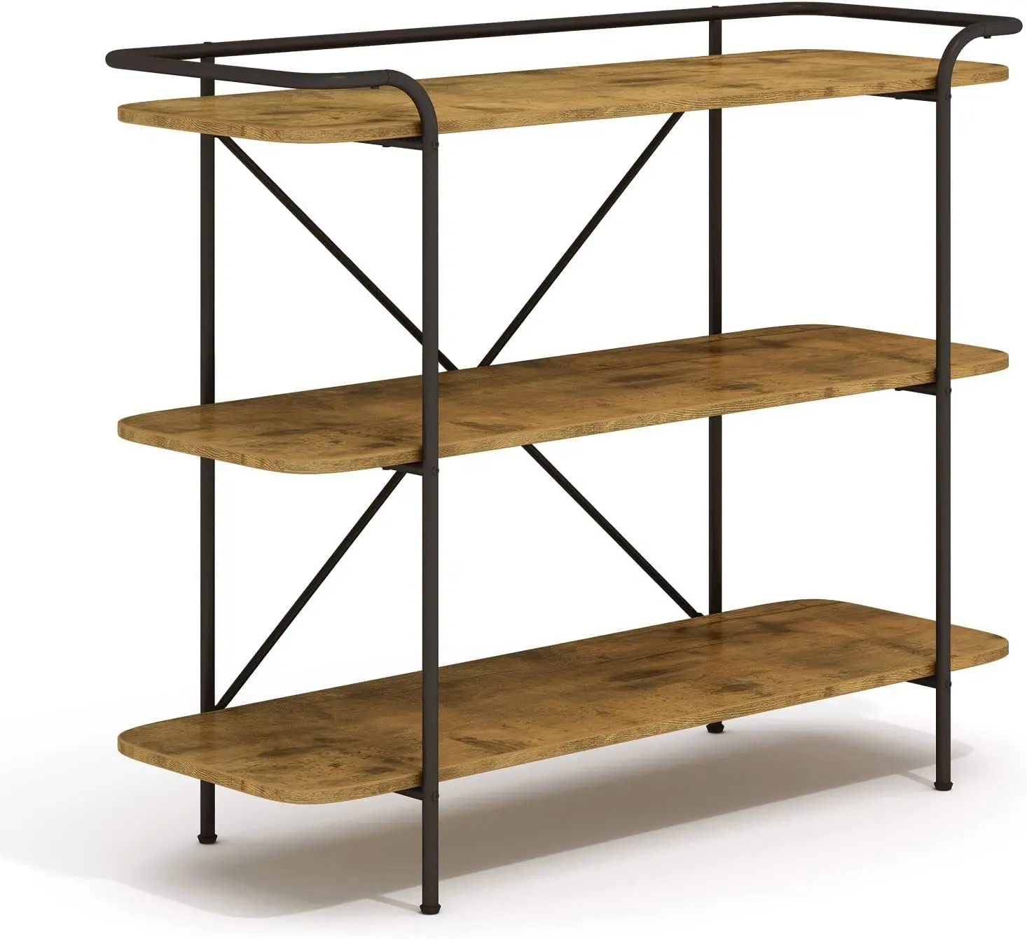 Antique living room bedroom 3rd floor rectangular shelf storage display bookshelf