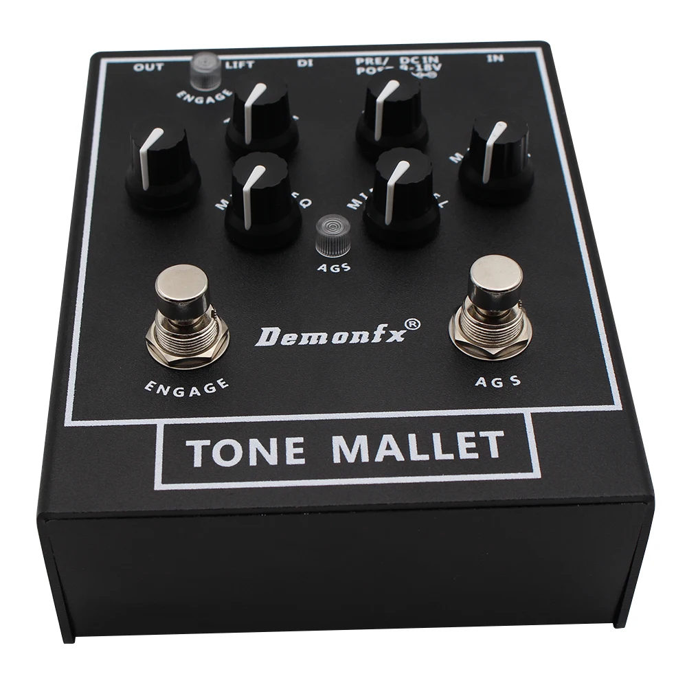 Demonfx Tone Mallet Bass Station Amps Preamp / DI Bass pedal for Electric Bass High QualityNEW