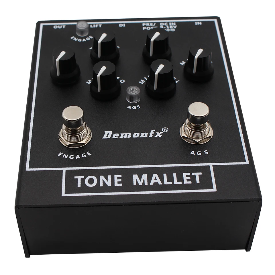 Demonfx Tone Mallet ベースエフェクター Demonfx Tone Mallet Bass Station Amps Preamp / DI Bass pedal for