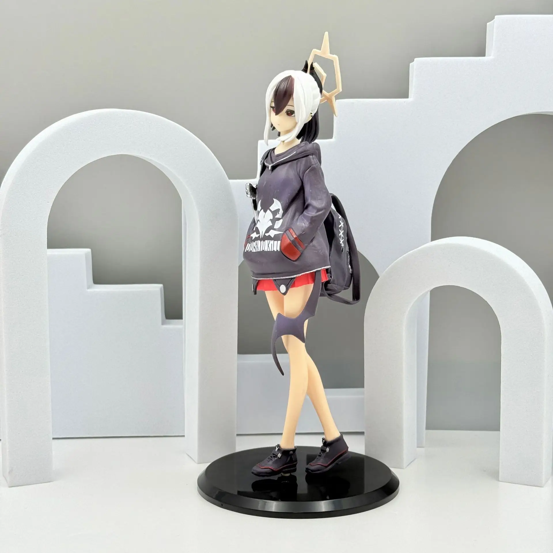 23 センチメートルブルーアーカイブ木鹿佳子立ちショルダーバッグアニメ手作りアクションフィギュアデスクトップケース装飾飾りギフト