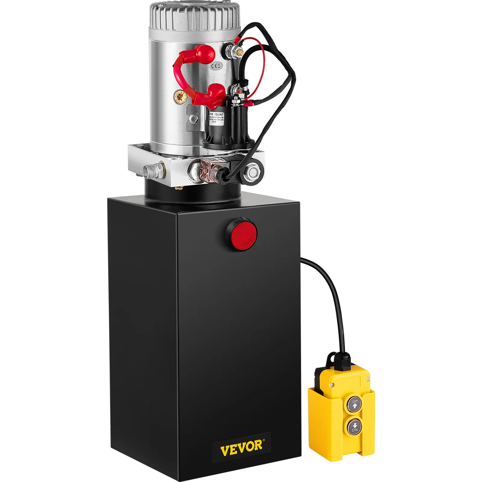 Single-Function 4L Vehicle Hydraulic Pump with Iron Box 2950 PSI Car Lift 220V 60Hz Auto Repair Service Equipment for Shops