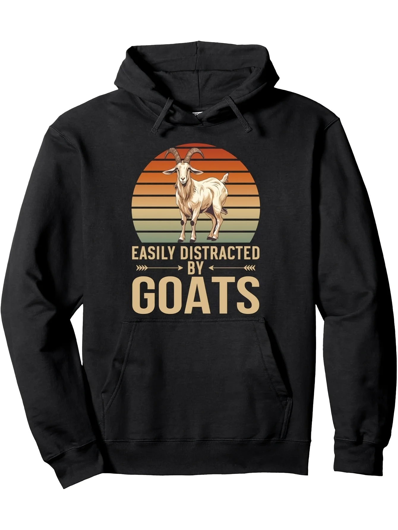 

Легко отвлекается от Goats Retro Funny Farmer Lover Jumper — классическая черная толстовка с капюшоном — комбинация комфорта и стиля