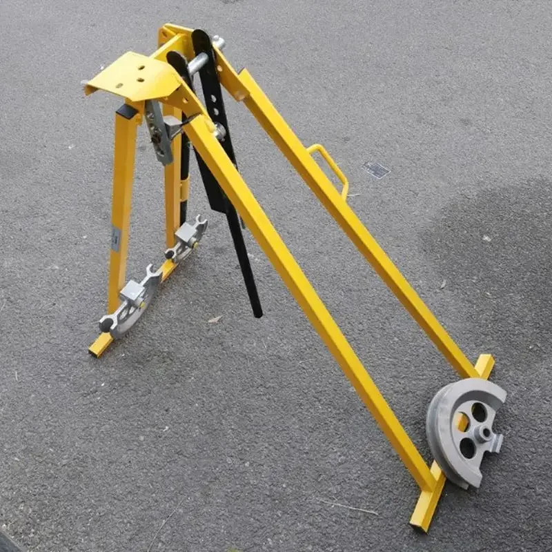

Manual pipe bending machine, steel pipe bending without heating sand filling