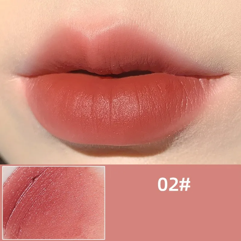 Nhung Matte Son Bóng Chống Thấm Nước Bền Nude Son Dưỡng Môi Nữ Đỏ Lip Tint Làm Đẹp Đựng Son Mỹ Phẩm Trang Điểm 1 Máy Tính