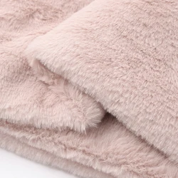 160x100cm/50x50cm Pink Faux Fur Fabric Rabbit Hair Fabric For Sewing Plush Toys Doll Blankets DIY Clothing Fabrics