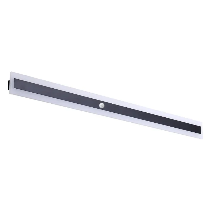 Lâmpada de parede moderna Long Strip com Sensor de Movimento, Luz LED impermeável, Iluminação exterior, Sala de estar, Jardim, varanda, IP65