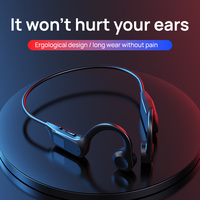 Bluetooth earphones X7 bone conduction air conduction wireless Bluetooth earphones sports digital card insertion Bluetooth music