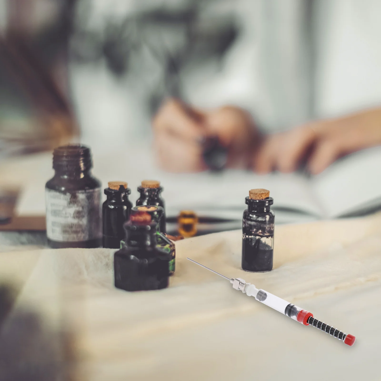 

5pcs Absorber For Fountain Pen Refill Ink Tool Lightweight Compact Easy To Clean Stationery School Supplies Student Pen Ink