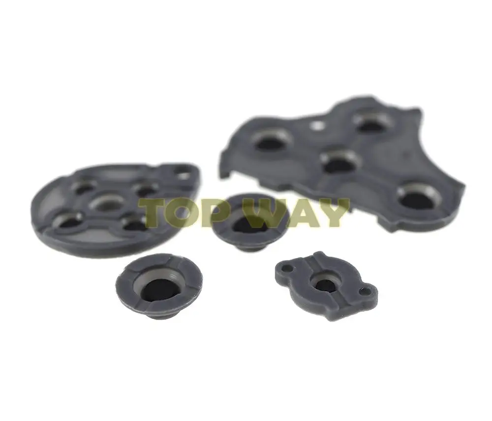 닌텐도 게임큐브 NGC 컨트롤러용 고품질 전도성 실리콘 버튼 패드 교체품 1세트