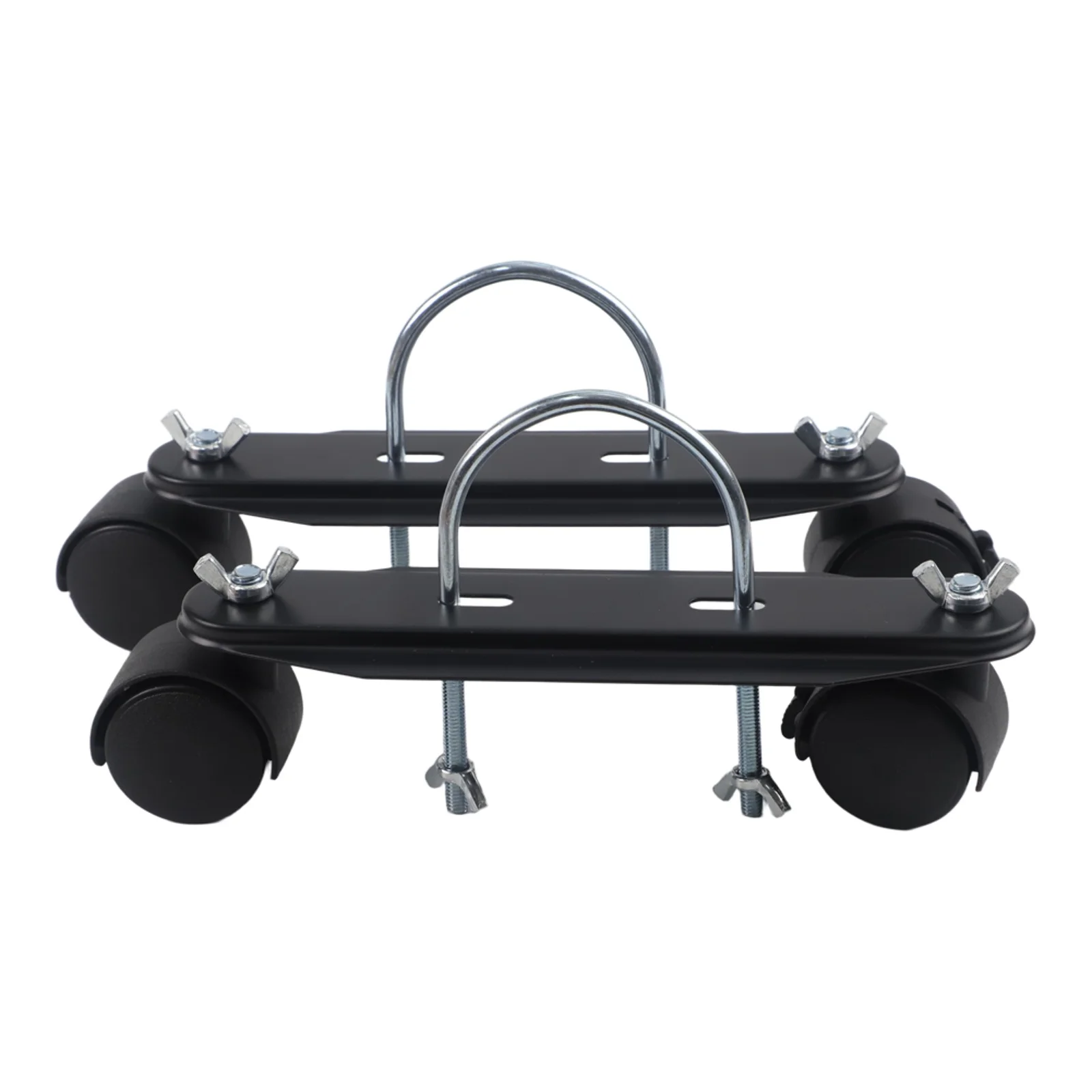 Electric Heater Mobile Pulley Bracket and Casters Stand Pair Designed for Convenient Heater Positioning and Stability