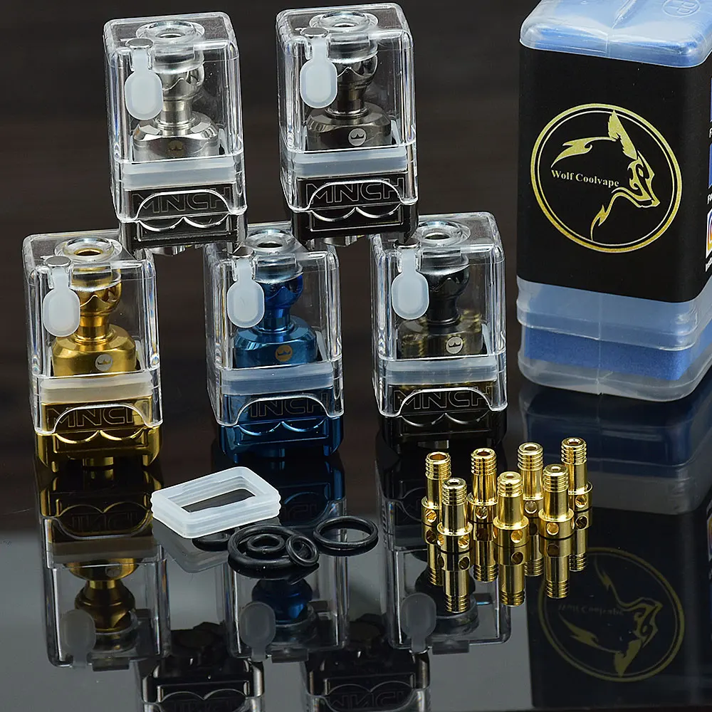 Wolfcoolvape รถถังสไตล์1:1 dotmobb dot Mobb UPT Style rba รุ่นที่กำหนดเองสำหรับ dotmod dotaio V1/V2พ็อด