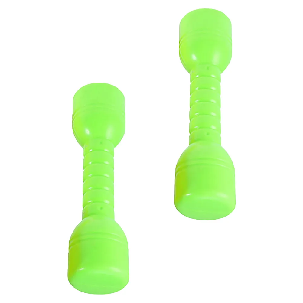 

Plastic Dumbbells Green ABS Kids Fitness Gym Kindergarten Toys Exercise Dumbbells Gifts Small Children Plastic Barbells Barbells