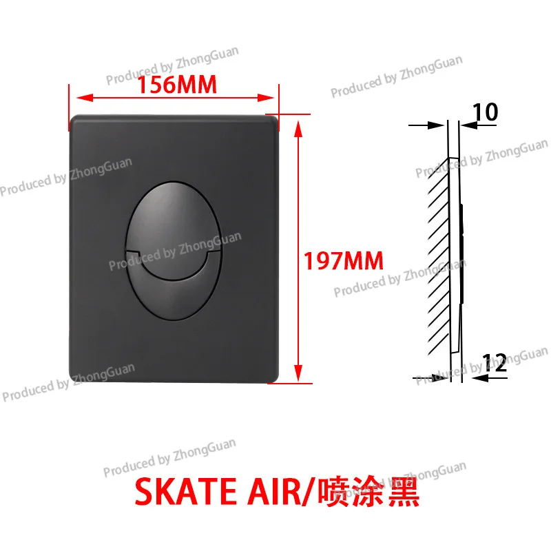 2026 New Pneumatic Button Flush Cistern Accessories SkateAir Toilet for GROHE Concealed Cistern Panel Dual-Press