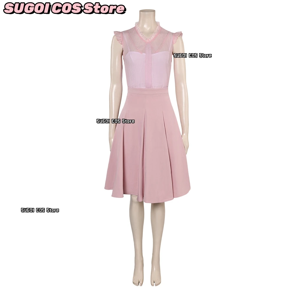 Glinda Cosplay Witch Uniform Magic Suit Anime Movie Role-playing Pink Lolita Dress Wig Accessory Halloween Party Woman costume