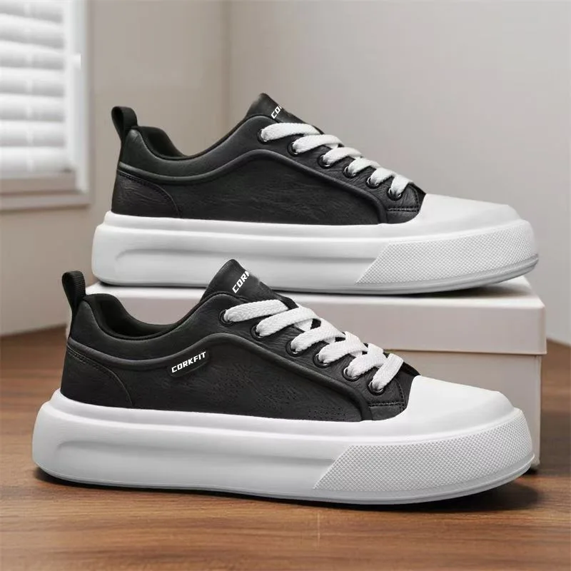Men's Vulcanize Shoes 2027 Spring New Breathable Comfortable Platform Sneakers for Men's Daily Versatile Casual Sports Shoes