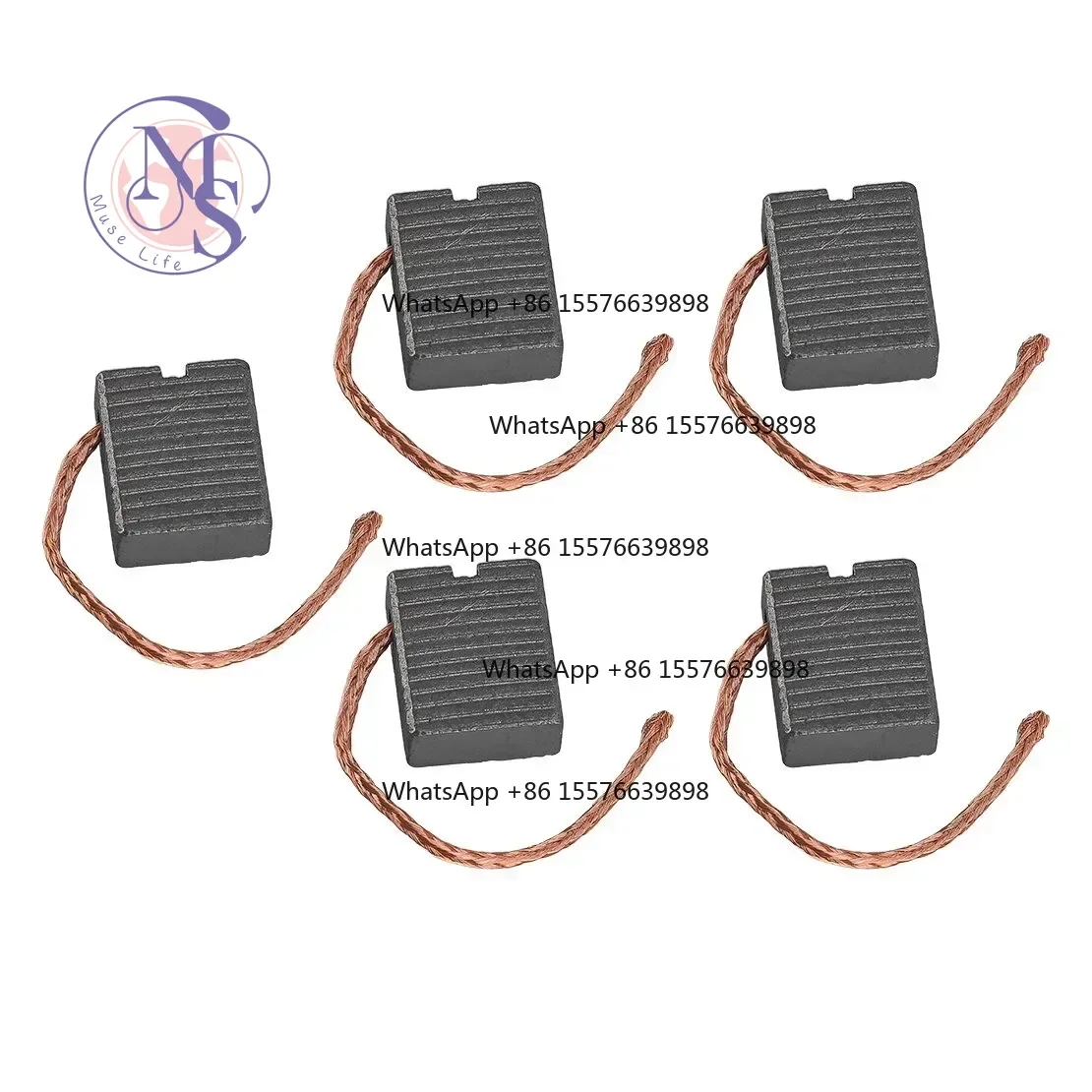 5Pcs ABS Pump Accumulator Carbon Brushes, Auto Brake Replacement Spare Part