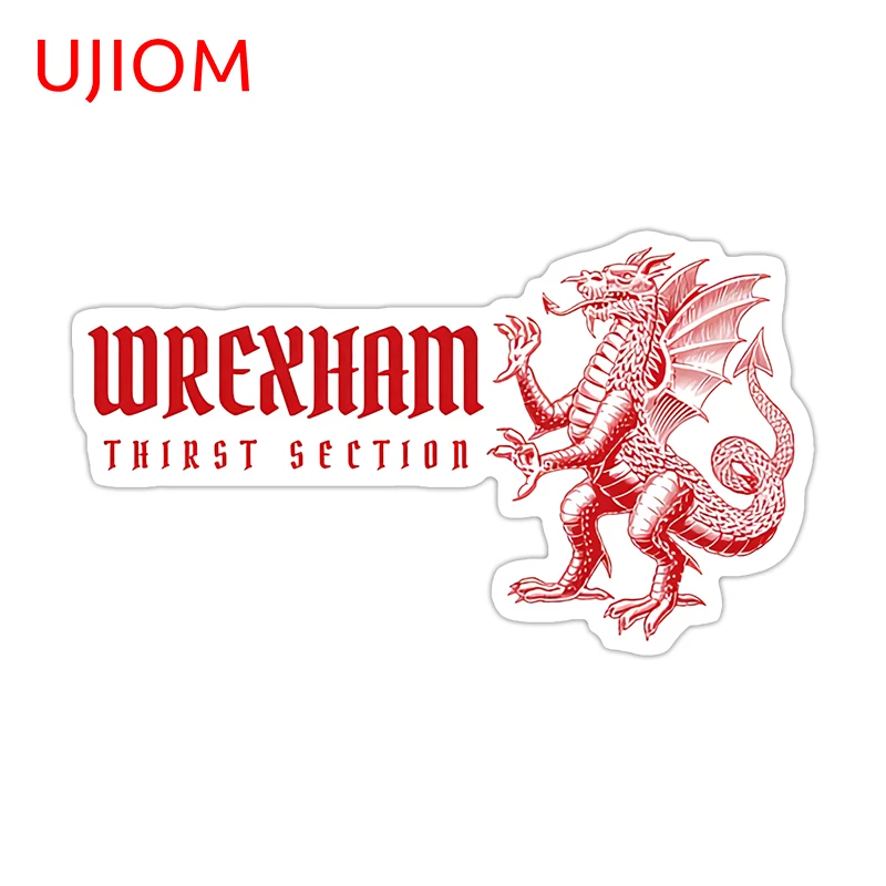 UJIOM Wrexham Thirst Section Wall Sticker Trendy Novelty Mural Decal Occlusion Scratch Adhesive PVC Picture For Keepsake Gift