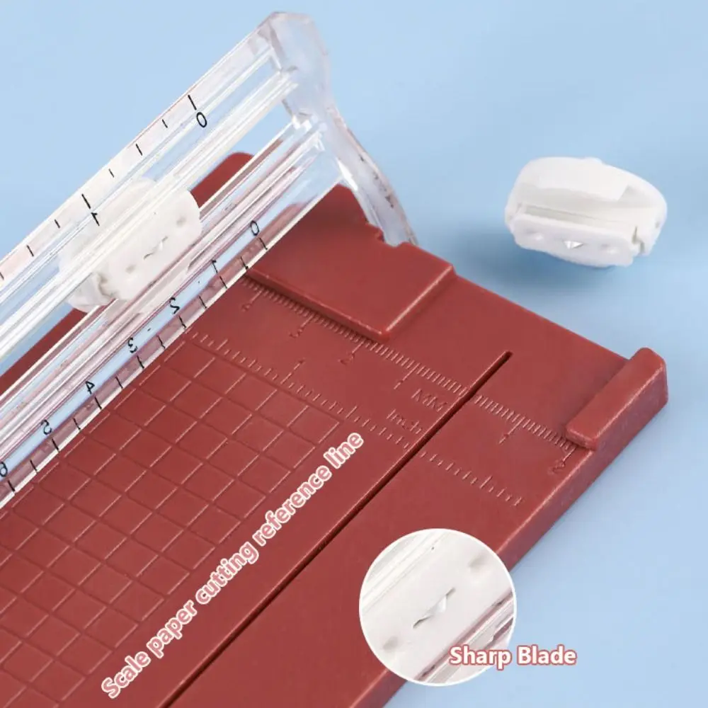 

Simple Plastic A4 Paper Cutter Bidirectional Portable Paper Cutting Machine Paper Cutting Tool School Office