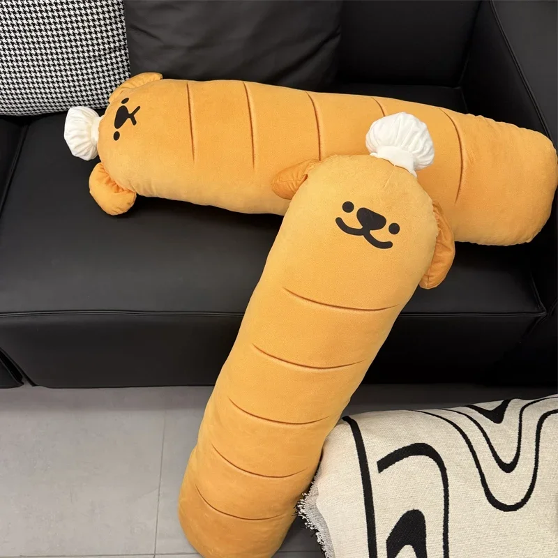 100cm Bread Chef Dog Long Cushion Cartoon Baguette Koala Pillow Comfortable Back Cushion Sofa Bed Room Decor Washable Gifts