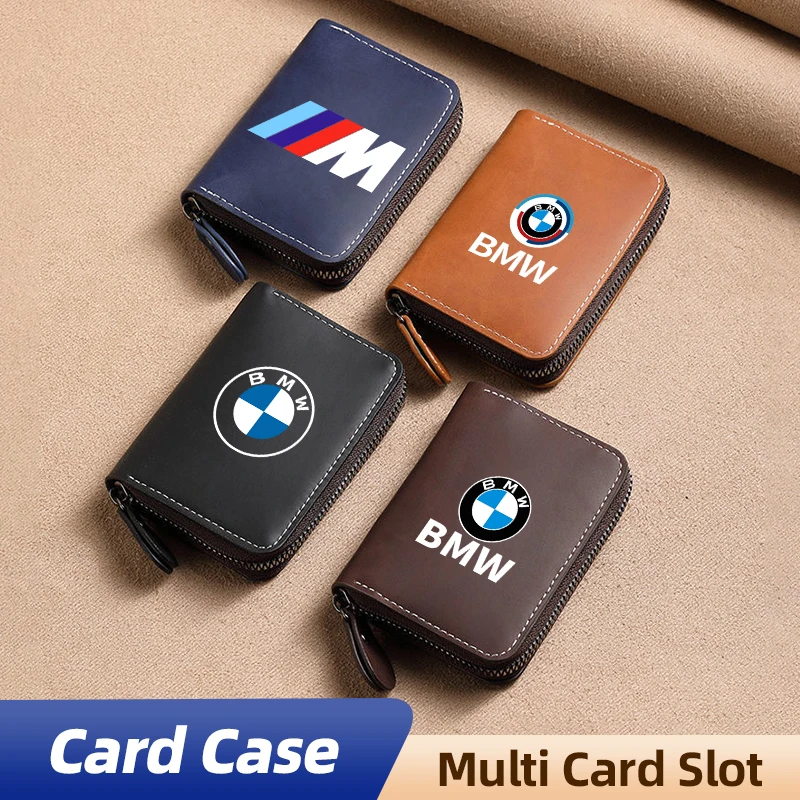 Wallet Coin Purse Money Bag Card Storage For BMW Performance M3 M5 F25 F26 F15 F16 E90 E91 E92 E60 E84 G22 G32 F13 F30