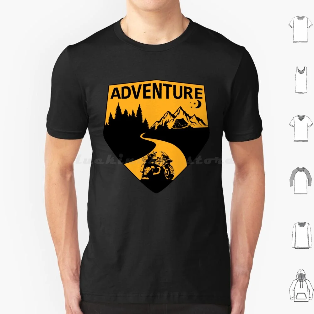 Gs Adventure T Shirt Cotton Men Women Diy Print R1200Gs Adventure Panniers Luggage Motorcycle Touring Camping Transfagarasan