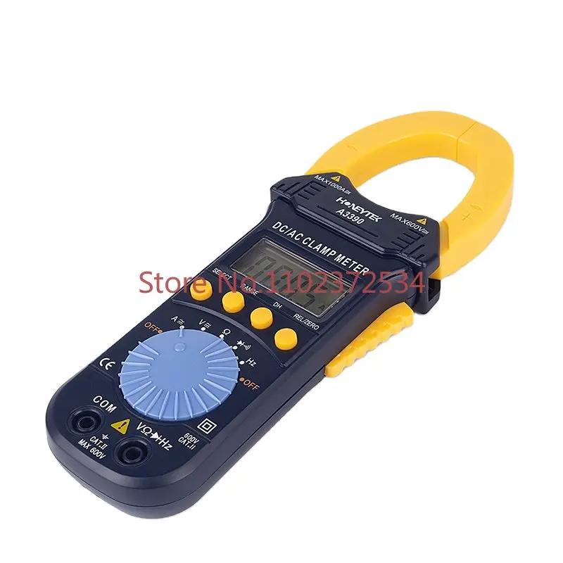 

Portable Digital Clamp Multimeter 1000A ACA/DCA meter Tester can test Ohm FREQ Backlight AC/DC Ammeter Handheld LCD