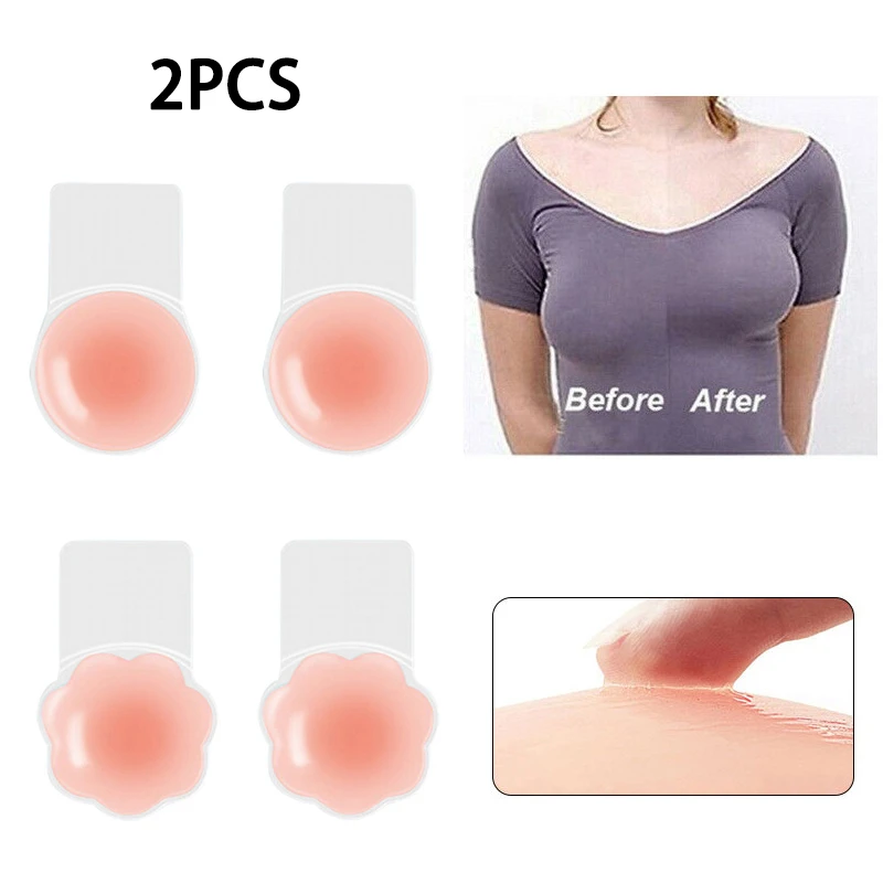 Lift Breast Patch Natural Rubber Waterproof Bra Nipple Cover Pad Covers Stick