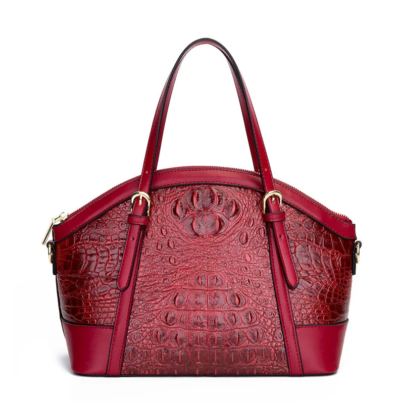 Luxury soft leather women's bag handbag High quality single shoulder backpack large capacity crossbody bag Tote lady women bags image 4
