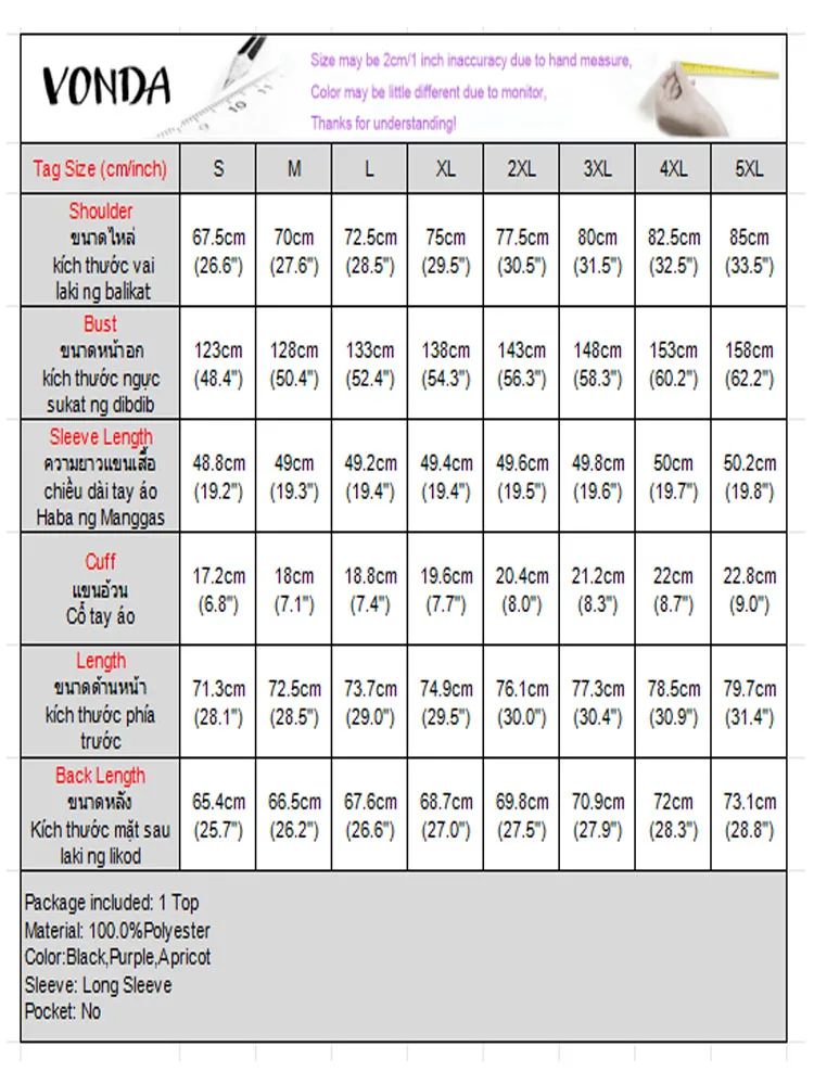 بلوزات مقاس كبير فوندا موضة النساء بلوفرات طويلة الأكمام الصلبة 2025 الخريف الخامس الرقبة لاعبا غير رسمية قمصان أنيقة فضفاضة 5XL #6