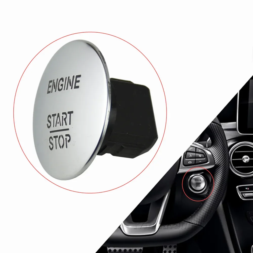 Keyless One-Click Start Stop Push Button 2215450714 Automotor-Zündschalter für Benz W463 W166 X156 W246 W176 W212