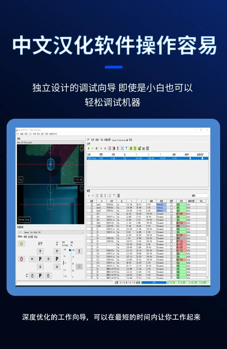 소형 데스크탑 배치 기계 OPENPNP 자동 이중 비전 연구 및 개발 PCB 교정