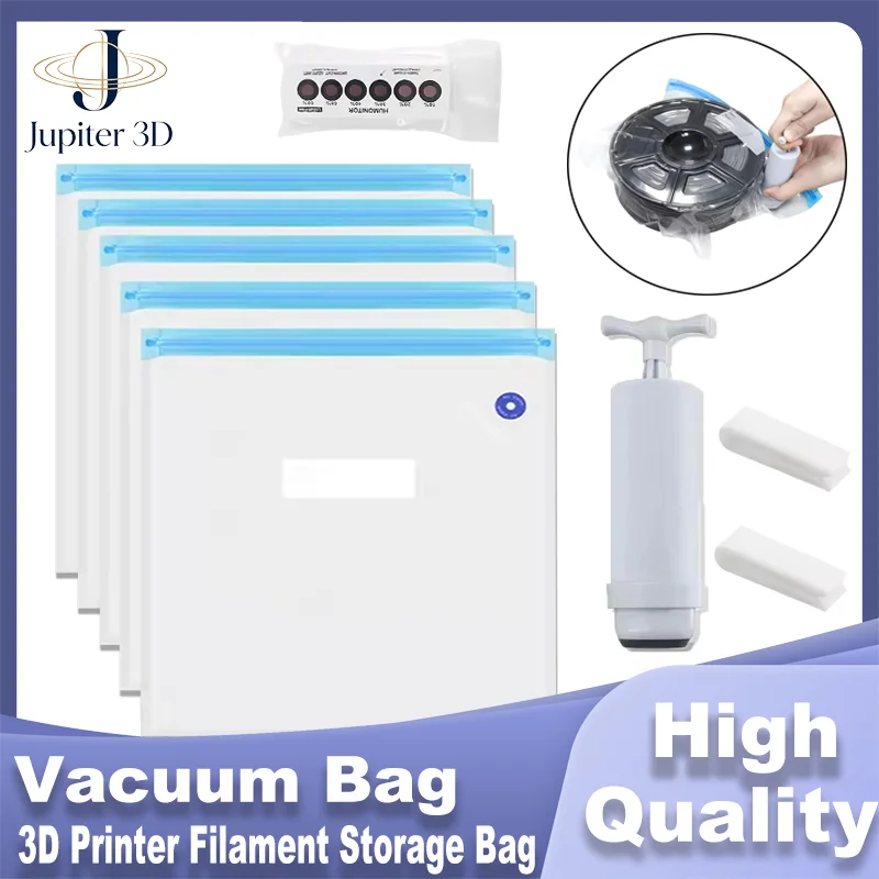 Vacuum Bag 3D Printer Filament Storage Bag PLA PETG ABS Dryer Safekeep Humidity Resistant Sealing Bags Keep Filament Dry Sealed