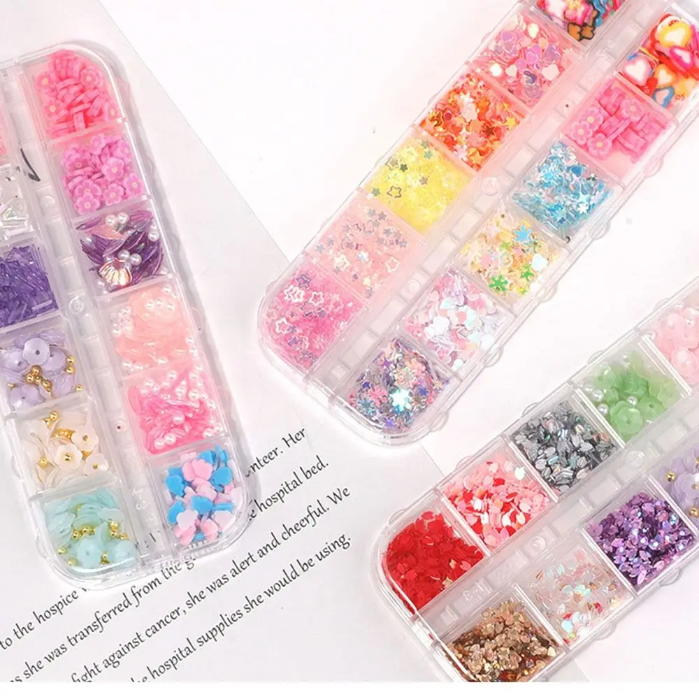 Butterfly Flower Pearl Facial Decorative Patches Cute Sweet 3D Temporary Stickers Waterproof Glitter Sequin