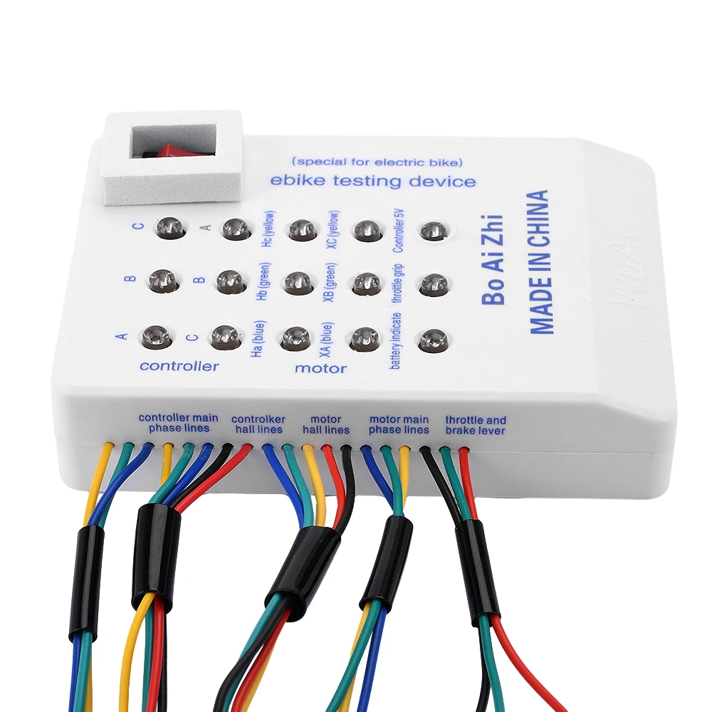 Imagem -03 - Dispositivo Portátil do Motor sem Escova para o Carro Elétrico Controlador do Trotinette Durável Testador da E-bicicleta Acessórios de Equitação Acessórios Spared 24 v 36 v 48 v 60 v 72v