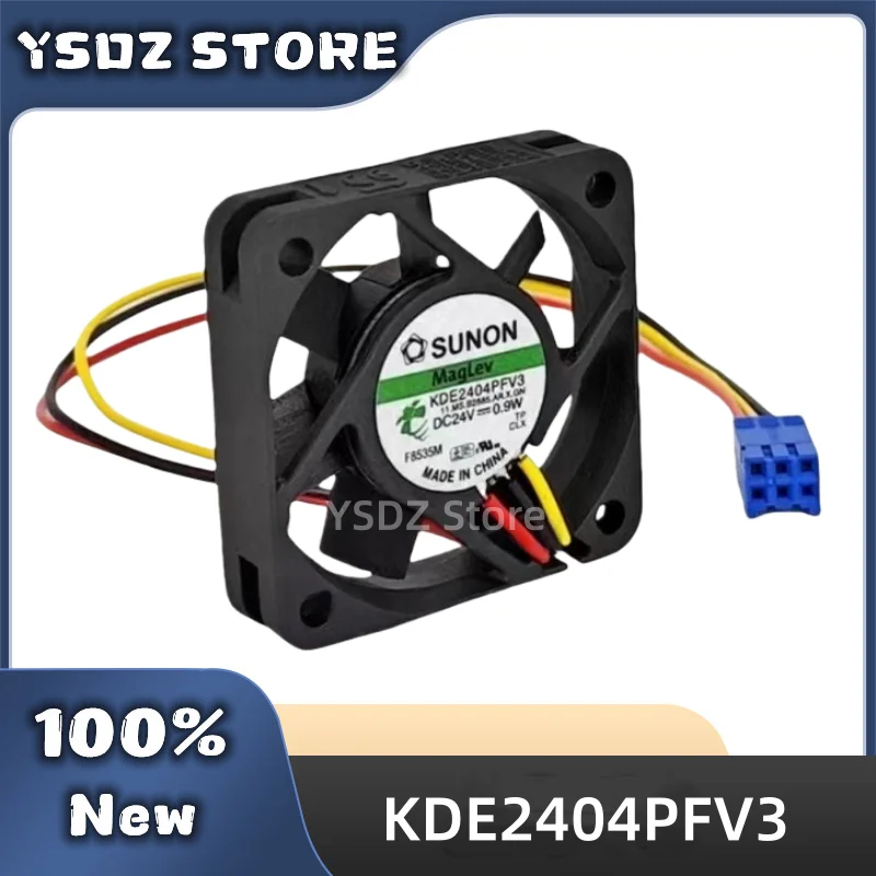 KDE2404PFV3 2/3-wire DC24V 0.9W 40*40*10MM For SUNON New Original Cooling fan Fast Shipping