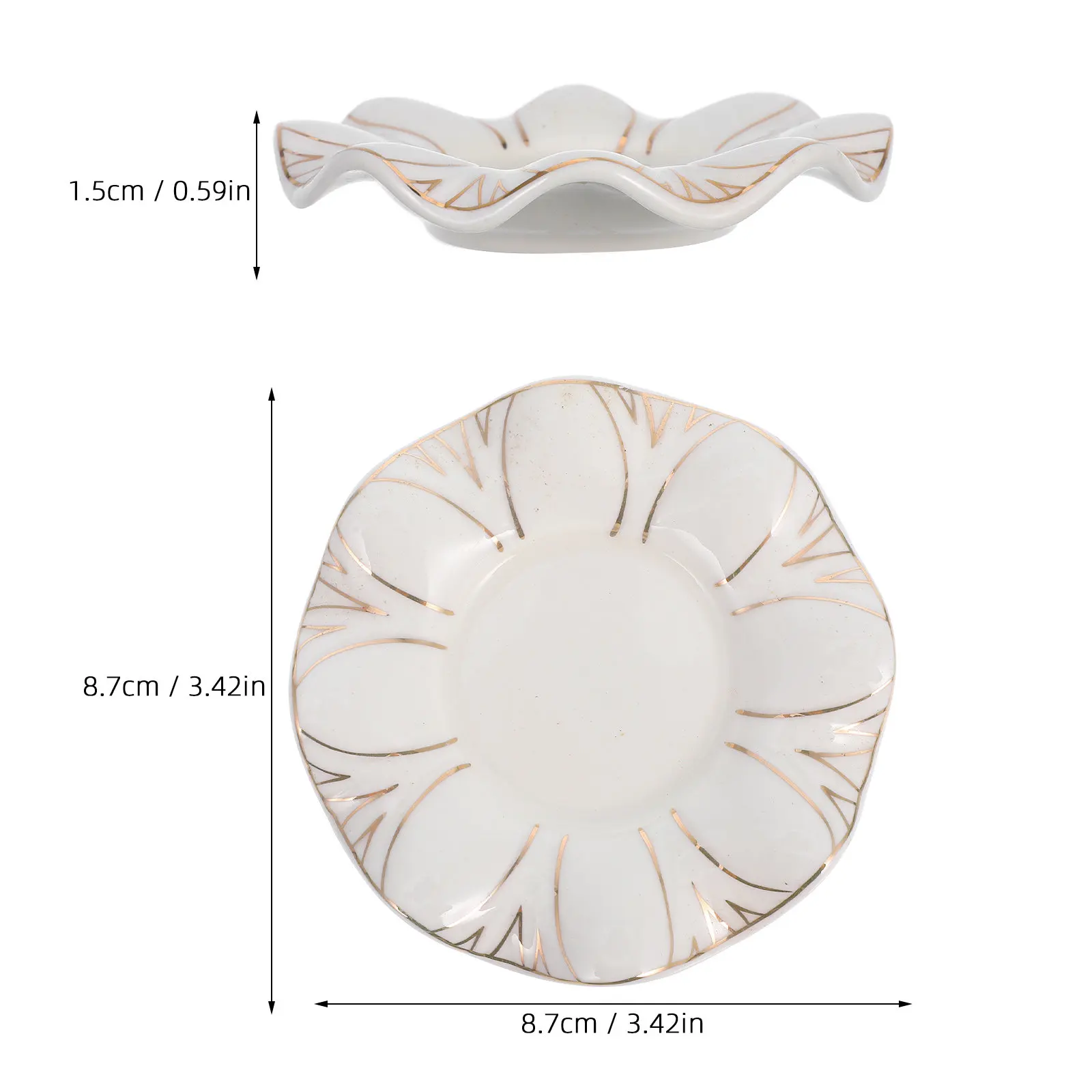 Ceramic Holder Minimalist Small Decorative Candlestick for Dining Table Living Room Bedroom Wedding Table Centerpiece Tea