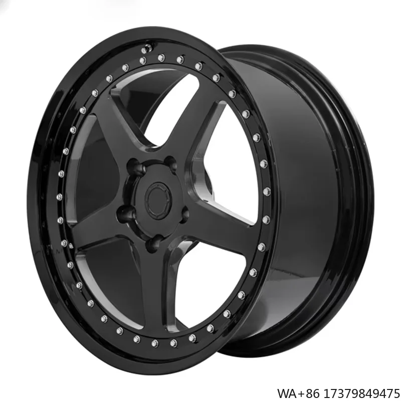 

Forged Black Rim Wheels Mustang Black 5x114.3 Ring 17inch-24inch
