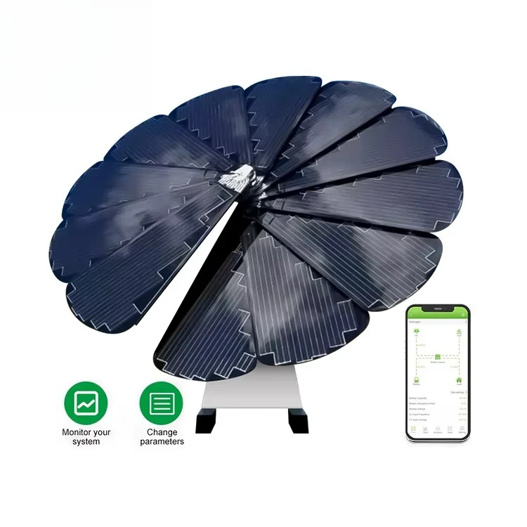 نظام الطاقة الشمسية الذكي بعمر طويل، قوة 2.8 كيلو وات، زهرة ذكية تعمل بالطاقة الشمسية #6