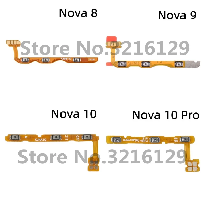 

Power On Off Switch Volume Key Button Flex Cable For Huawei Nova 7 7se 8 8se 9 9se 10 Lite Plus Pro Replacement Parts