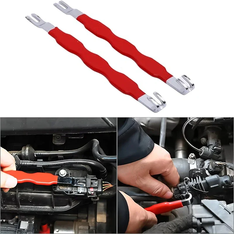 

2pcs Metal Automotive Electrical Terminal Connector Separator Removal Tool Remover Repair Tools Car Fuel Line Breaker Tool Kit