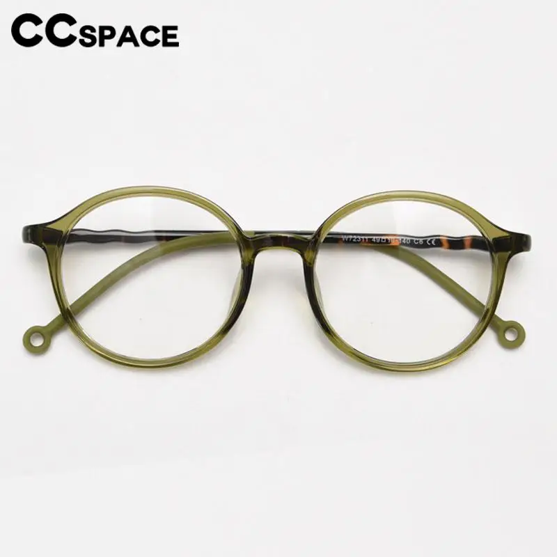 56834 Men Round Optical Spectacle Frame Women Fashion Retro Tr90 Anti Blue Glasses Frame Prescription Glasses