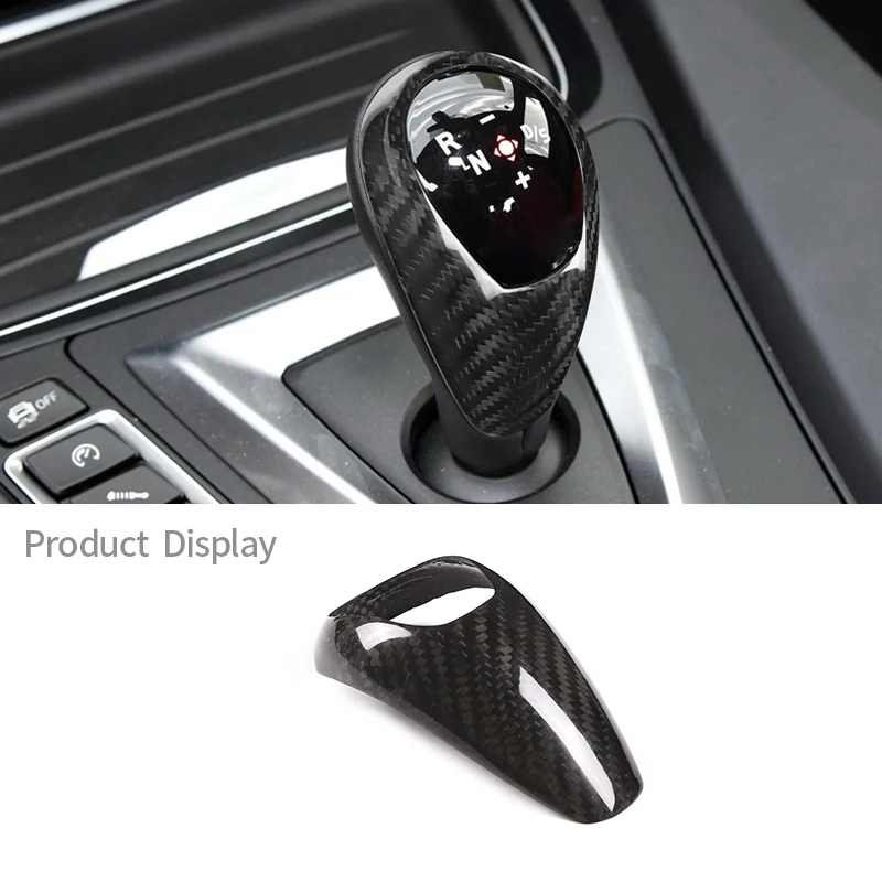 Real Carbon For BMW M2 F87 M3 F80 M4 F82 M5 F83 F10 F85 X5M F86 X6M F12 Car Gear Shift Shift Lever Decoration Gear Handle Cover